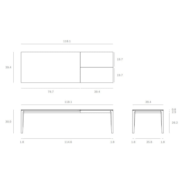 Ethnicraft Bok Extendable Dining Table - 2Modern