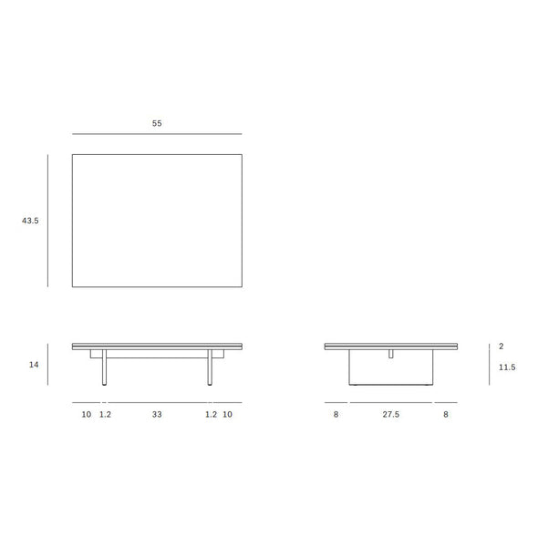 Grooves Coffee Table