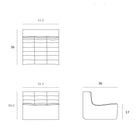 N701 - 1 Seater Sofa Module