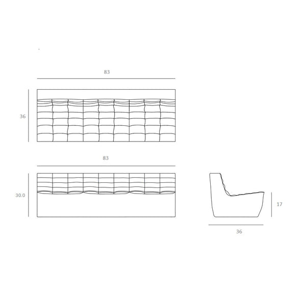 N701 - 3 Seater Sofa Module