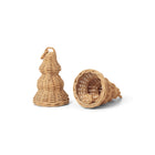 Braided Bell Bauble Ornament (Set of 2)