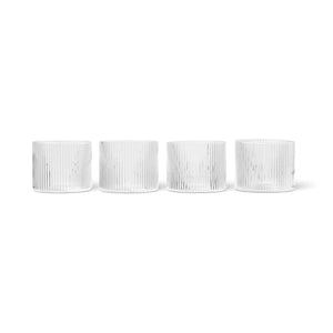 Ripple Low Glass (Set of 4)