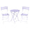 Bistro Chair & Round Folding Table Set