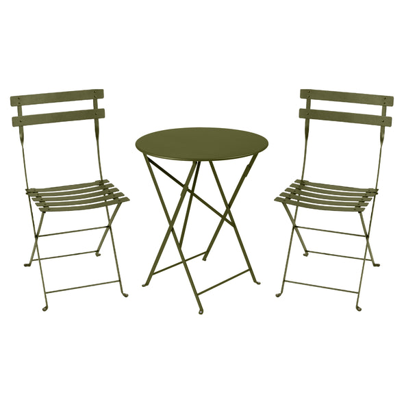 Bistro Chair & Round Folding Table Set