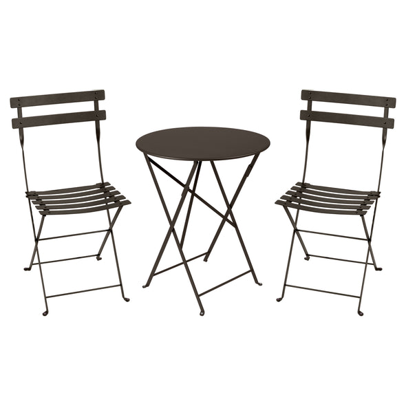 Bistro Chair & Round Folding Table Set