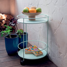 Guinguette Side Table with Wheels