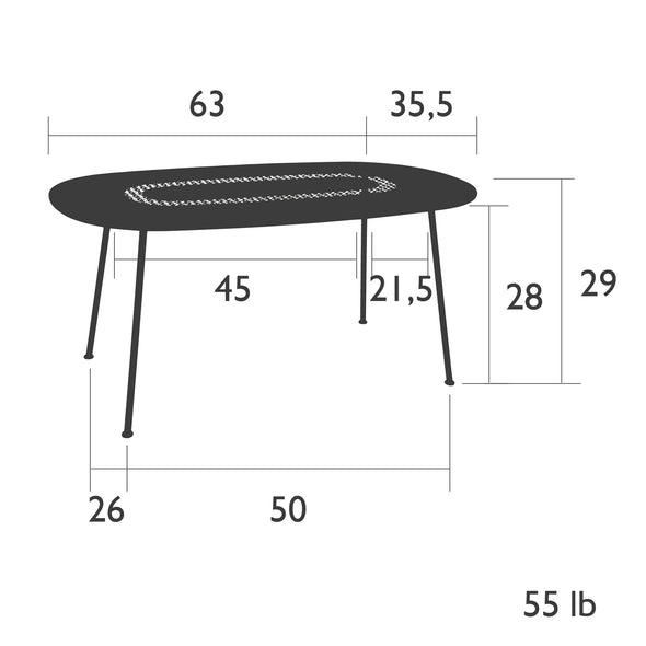 Lorette Oval Dining Table