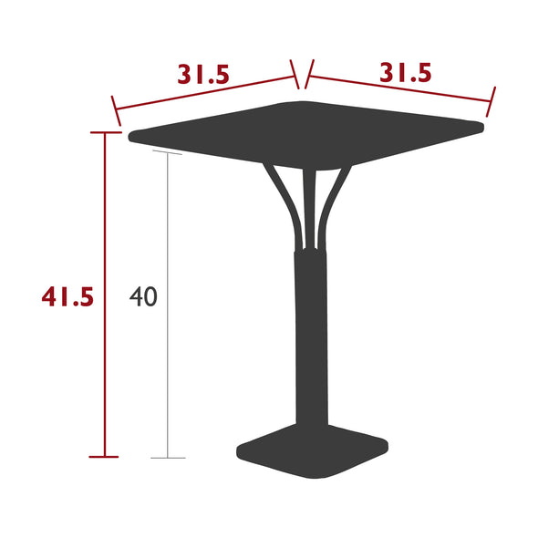 Luxembourg High Pedestal Table