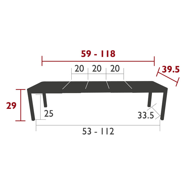 Ribambelle Extendable Dining Table