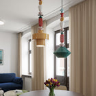 Deco Lariat Cylindrical Pendant Light