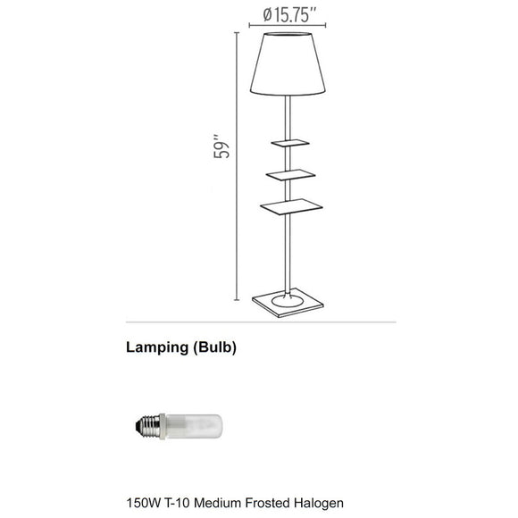 Bibliotheque Nationale Floor Lamp