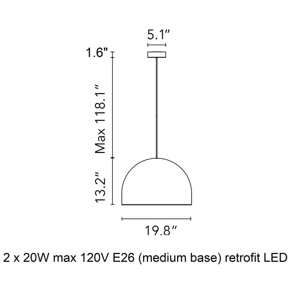 My Dome Pendant Light