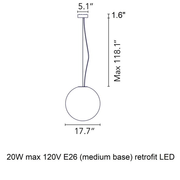 My Sphere Pendant Light