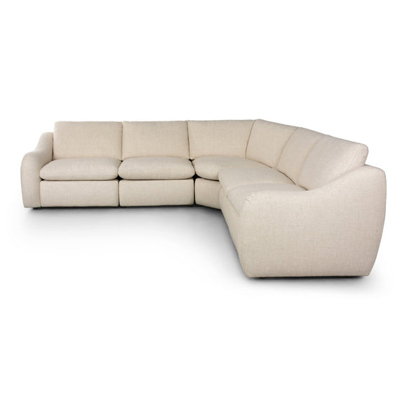 Crawford Power Recliner 5-Piece Sectional Sofa