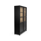 Millie Panel and Glass Door Cabinet