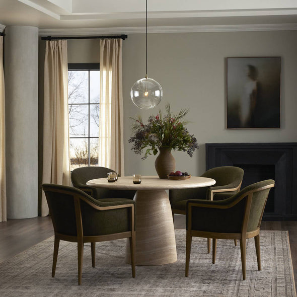 Schwung Glass Globe Pendant Light