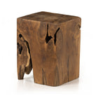 Teak Outdoor Accent Stool