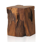 Teak Outdoor Accent Stool