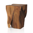 Teak Outdoor Accent Stool