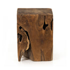 Teak Outdoor Accent Stool