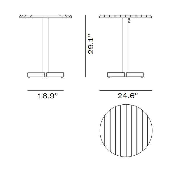 Pelagus Outdoor Cafe Table