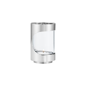 Chrome Contours Tea Light