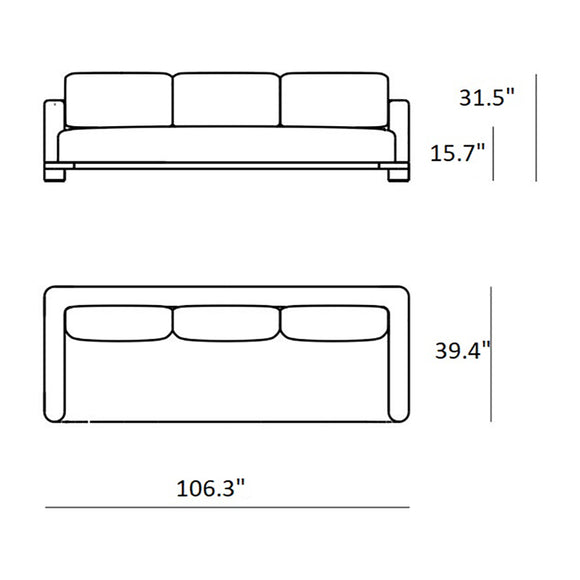 Bold 3-Seater Sofa