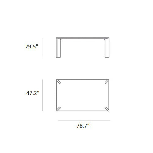 Ottanta Rectangle Dining Table