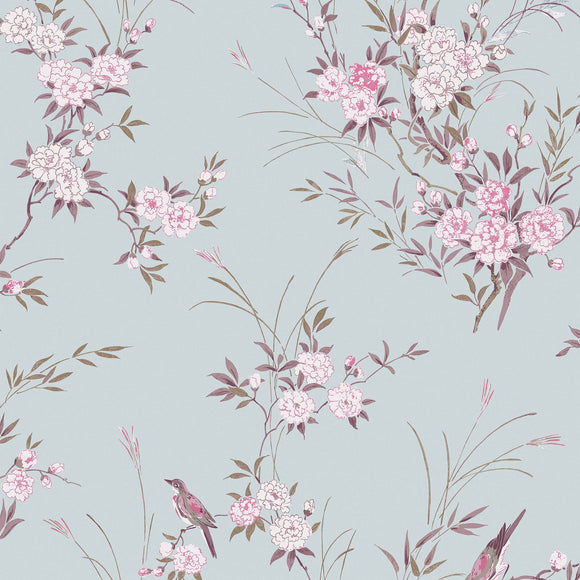 Bird Chinoiserie Wallpaper