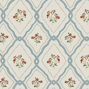 Pinford Trellis Wallpaper Sample Swatch