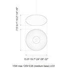 Disc Scraplight Pendant Light