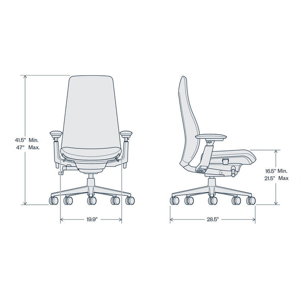 Fern Digital Knit Office Chair