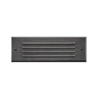 Louvered Brick Outdoor Step Light