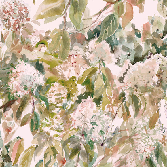 Hydrangea Garden Wallpaper Sample Swatch