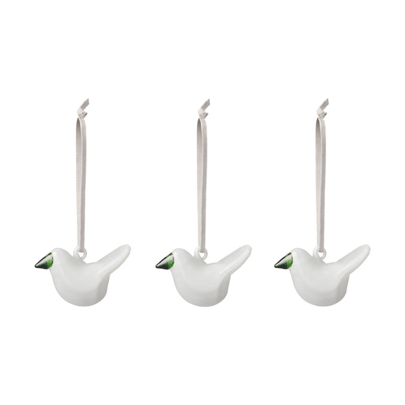 Toikka Mini Glass Bird Ornament (Set of 3)