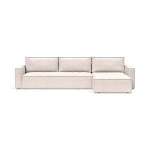 Newilla Standard Arms Sofa Bed with Chaise