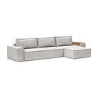 Newilla Wide Arms Sofa Bed with Chaise