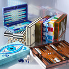 Basketweave Backgammon Set