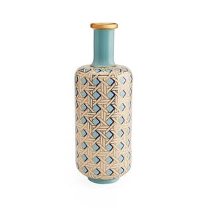 Basketweave Bottle Vase