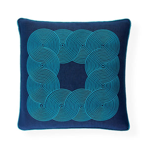 Pompidou Border Throw Pillow