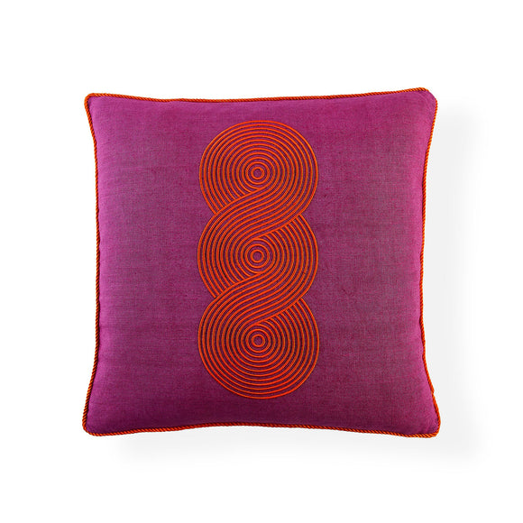 Pompidou Loops Throw Pillow