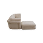 Pompidou Modular 4-Piece Sectional with Ottoman