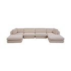 Pompidou Modular 6-Piece Sectional with Ottoman