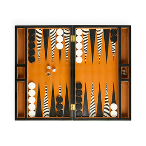 Zebra Backgammon Set