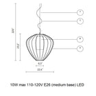 Cell Outdoor Pendant Light
