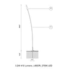 Nilo Spike Outdoor LED Floor Lamp