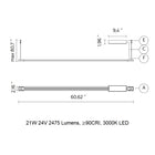 Turn It Linear LED Pendant Light