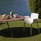 Glossy Outdoor Oval Dining Table