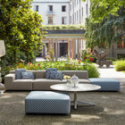 Plastics Outdoor Liberty 3-Seater Sofa with Pouf