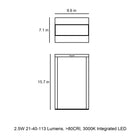 Axis Outdoor LED Solar Bollard Light